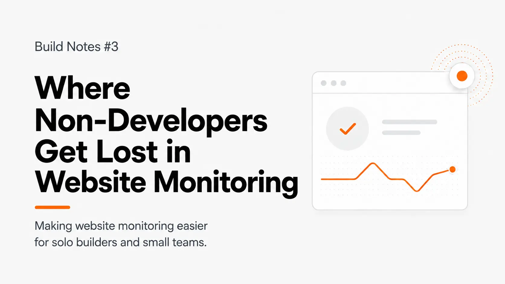 Website monitoring usability research